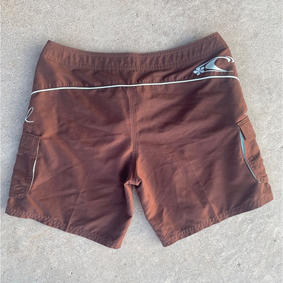 O’NEILL BOARD SWIM SHORTS WOMEN’S BROWN SIZE 5 - Picture 2 of 10